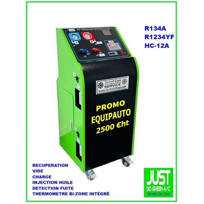 EQUIP AUTO TECHNIKCOOL STATION DE CHARGE + AZOTE HYDROGÉNÉ